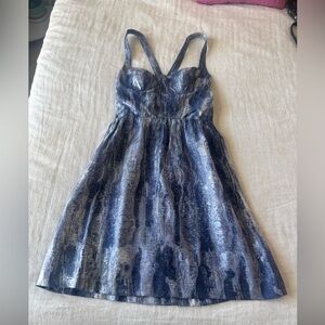 Cynthia Rowley Midi Watercolor Dress